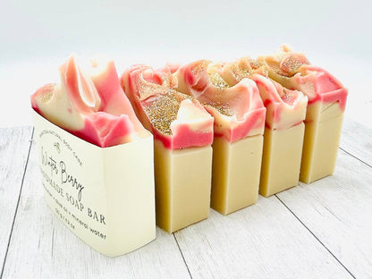 SEASONAL Winter Berry Handmade Soap Bar VEGAN