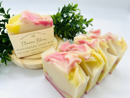 Plumeria Blooms Handmade Soap Bar VEGAN Spring Summer Scent