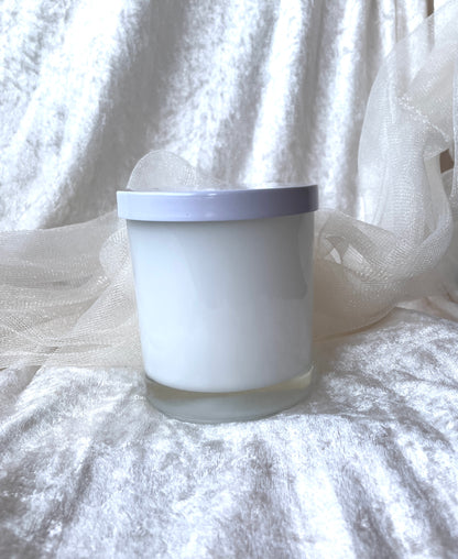 White Candle Jar